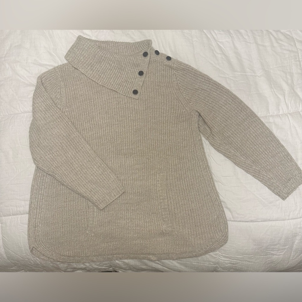 Style & Co Foldover neck sweater